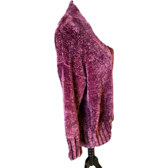 A New Day Brown Cardigan Sweater size S with feel of soft chenille fabric - Picture 2 of 7